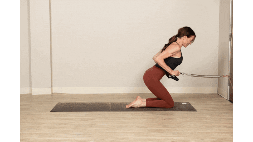 Double Triceps Kneeling