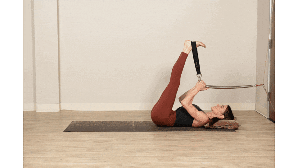 Supine Wide Leg Stretch