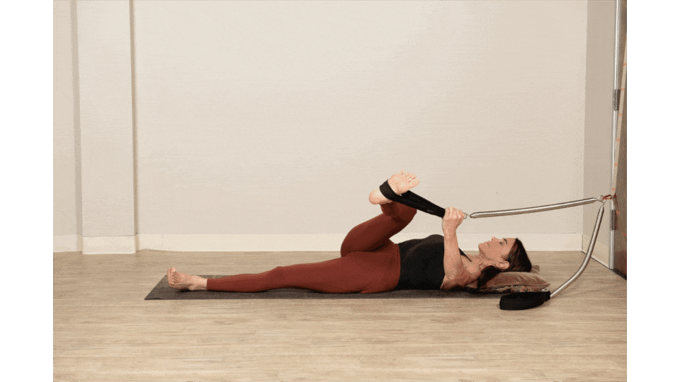 Supine Pigeon Stretch